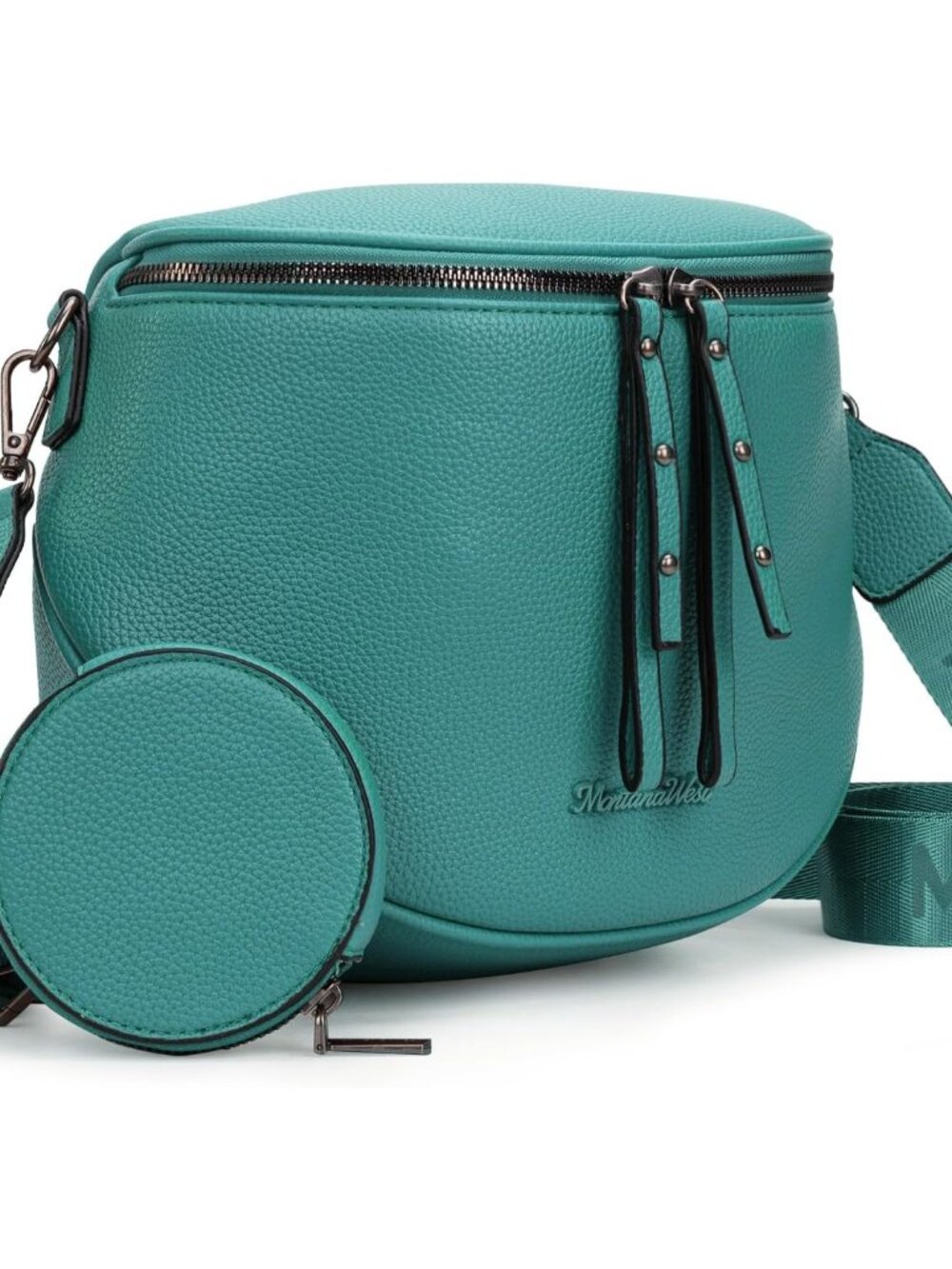 Crossbody Bag for Women, Vegan Leather Bum Bag with Coin Purse